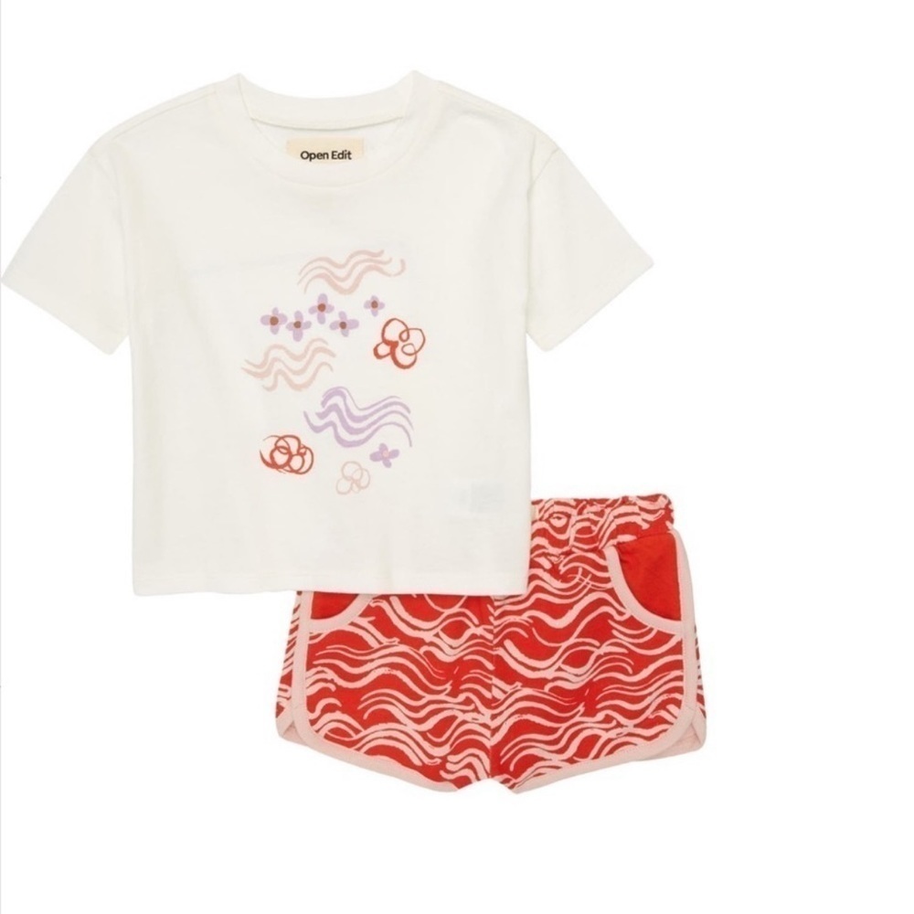Graphic Tee & Shorts Set